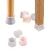 Em estoque tapete de silicone para pés de mesa e cadeira tapete protetor de móveis piso sofá banquinho tapete antiderrapante para pés de cadeira capa para pés de perna de mesa