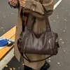 Bolso de Axila Grande Estilo Retro Sexy para Mujer 2025 Nuevo Bolso Tote de Cuero Suave Otoño e Invierno Gran Capacidad Bolso Cruzado para Viajar
