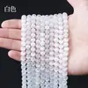 Cuentas redondas semiacabadas de cristal ojo de gato en stock del fabricante, cuentas sueltas para hacer joyería DIY, accesorios para pulseras y collares, venta al por mayor