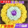 Suprimentos para coroa de flores de memorial de sacrifício varredura de túmulos e culto aos ancestrais cemitério plástico flor artificial crisântemo tamanho pequeno