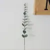 Simulação de Folhas de Eucalipto Individuais Grandes Decorações de Casa Ornamentos de Casa Acessórios de Flores para Casamento Simulação de Plantio Verde