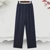 Traje Tang para Hombre de Verano de Manga Larga Estilo Chino Dinastía Han Suelto Ropa para Hombres de 60 a 70 Años Traje de Abuelo
