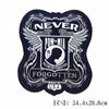 Adesivo de Tecido Estilo Punk Oversized Patch Adesivo Decoração de Costas para Roupas Jeans Adesivo para Buraco de Reparo Adesivo Bordado para Roupas