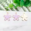 1 Colgante de Accesorio de Joyería DIY, Accesorio de Aleación con Flor de Esmalte a la Moda, Pulsera de Flor de Cinco Pétalos, Collar, Colgante de Arete