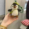Lindo Pingüino Cacahuete Llavero Colgante para Bolso Decoración de Llaves de Coche Muñeco de Peluche Dibujos Animados Regalo Creativo