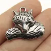 24x28mm 7.8g Multicolor Exportación Aliexpress Lindo Animal Zorro Colgante