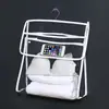 Bolsa de Almacenamiento Impermeable para Baño Montada en la Pared Transparente Visible para Teléfono a Prueba de Salpicaduras Colgante para Inodoro Ropa Interior Toalla de Baño Artículos Varios