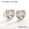 Brincos de Diamante Estilo Celebridade Mais Vendida de Dongdaemun, Coreia do Sul, Brincos de Material Hipoalergênico, Brincos Metálicos de Luxo Acessível