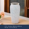 Vaso de Flores de Diâmetro Grande Cerâmica Biscoque Vaso Hidropônico Ornamento Pote de Cerâmica Ornamento de Casa de Hóspedes Retrô Minimalista Chinês Novo