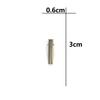 Pinza Cuadrada, Pinza Plateada de Una Línea, Pinza de Pato de Gama Alta, Pinza para Fijar Flecos Laterales, Pinza Electroplateada, Pasador, Pasador sin Marcas