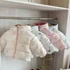 Abrigo de Algodón para Niños 2026 Invierno Cálido Engrosado Elegante Chaqueta de Algodón para Bebés con Forro de Felpa Atuendo de Otoño para Niñas