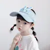 Sombrero de sol de verano para niños, nuevo estilo, de ala abierta, protección UV, para niños y niñas, lindo sombrero de sol para bebé