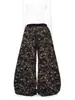 Pantalones de chándal anchos y curvos con estampado de camuflaje, estilo callejero americano para mujer, temporada Otoño e Invierno 2026, pantalones largos holgados e informales