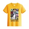 Camiseta de Algodón de Color Sólido de Manga Corta de Verano Ropa para Niños de Media Manga Ropa de Comercio Exterior para Padres e Hijos Ropa de Clase Camiseta Base Estampada con LOGO
