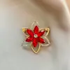 Elegante broche de pedrería, accesorio de aleación para corsage, hebilla de bufanda estilo coreano, pasador antideslizante, flor de rosa, dulce diseño floral