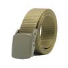 Cinturón Cinturón para hombre entrenamiento militar lona de nailon cinturón tejido control de seguridad no magnético no metálico cinturón de tela no excitante Exterior