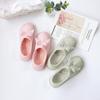 Zapatos de Maternidad Finos a Rayas para Primavera y Otoño, Pantuflas Antideslizantes de Suela Gruesa para Mujer para el Hogar, Zapatos de Piso Transpirables de Verano con Suelas Suaves