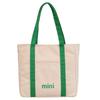 Bolso de Lona Transfronterizo Bolso de Mujer 2025 Nuevo Estilo Simple y a la Moda Gran Capacidad Bloque de Color Bolso de Hombro para Mujer Bolso Tote