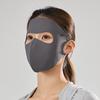Máscara de Verão 2025 Nova Máscara Protetora Solar de Seda Gelo Máscara Feminina Anti-UV Rosto Gini Cobertura Total Quebra-Sol Máscara Facial de Gelo
