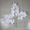 Ramas de Hoja de Arce Rojo Simulado al por Mayor Ingeniería de Jardinería Hojas Falsas Hojas de Arce de Plástico Hojas de Banyan Fabricante Venta al por Mayor