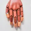 Mão para Prática de Nail Art Quente da Amazon Pedaços de Unha Transparentes Modelo Flexível e Móvel Manipulador Pedaços de Unha