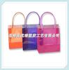 Suministro directo de fábrica Bolsa de regalo portátil de PVC Bolsa de embalaje de plástico de PVC transparente Bolsa de cosméticos de PVC personalizada