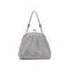 Ventas Directas de Marca de Fábrica 2026 Nuevo Bolso de Mano tipo Clutch Transfronterizo Adornado con Pedrería Bolso de Mano tipo Bollo con Forma de Concha Bolso de Noche