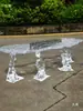 Mesa e cadeiras para varanda, mesa de centro de cristal, mesa de centro para sala de chá do escritório do chefe, modelo de sala de resina translúcida de geleira para feira de exposições