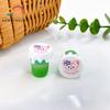 Taza de Crema Tricolor Luminosa de Dibujos Animados Hecha a Mano DIY Pegamento de Crema Luz Nocturna Llavero Accesorios de Joyería Pegamento de Resina