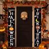 Bandeira Criativa de Impressão Transfronteiriça Novo Halloween Coutet Decorações de Cortina de Porta de Tecido Oxford Suprimentos de Festa ao Ar Livre