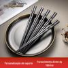 Kemando liga pauzinhos fábrica liso cabelo fonte fábrica molde personalizável cozinha japonesa e coreana pauzinhos conjunto de amostras