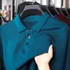 Suéter de punto con cuello de solapa para hombre, nuevo estilo otoño e invierno 2026, comercio exterior transfronterizo, polo casual de color liso de manga larga para hombre