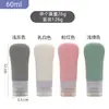 Botellas dispensadoras de silicona tipo presión, Set de botellas portátiles para viaje, Viajes a casa y de negocios, Productos para el cuidado de la piel, Cosméticos, Grado alimenticio