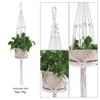 Bolsa de Rede para Vaso de Flores Amazon Transfronteiriça, Cesta Suspensa para Vaso de Plantas e Flores, Bolsa de Rede Decorativa Tecida Boêmia para Vaso de Flores Suspenso