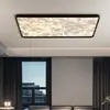 Luz de dormitorio principal geométrica de alto atractivo, nueva luz de techo LED, luz de sala de estar con forma de guijarro, lámpara de comedor, hierro, otros