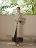Comos Cms 2026 Otoño Nuevo Casual Solapa Longitud Media Botonadura Única Gabardina para Mujer 258199
