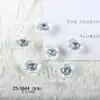 Nova Joia para Nail Art com Pérola Imitação Barroca Pintada em Spray com Diamantes Estéreo Versátil Concha Coração Diamante Acessórios de Unha Vestíveis