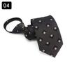 Gravata simples e conveniente sem zíper para vestido masculino moderno Business Casual Coffee Brown Tie 8CM de largura