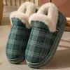 Una generación de zapatos de algodón viejos para hombres y mujeres, bolsa de invierno con forro polar, zapatos de algodón cálidos para interiores, gamuza, suela gruesa, para ancianos