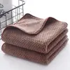 Toalla de Baño con Patrón de Piña, Tejido de Punto de Coral Fleece, Suave y Absorbente, Adecuada para Hombres y Mujeres, No Suelta Pelusa Fácilmente, Toalla Cuadrada Grande, Venta al por Mayor desde el Fabricante