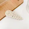 Pasador de Perlas Estilo Coreano Estilo Ins Pasador para el Cabello de Niña Estilo Carson Pinza Lateral para el Flequillo Pinza Superior Pinza de Celebridad de Internet Pinza Estilo Coreano