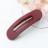 Pinza para el pelo de pato de pico de gran tamaño para mujer, color caramelo esmerilado, para la parte trasera de la cabeza, flequillo, mechones rotos, clip superior, pinza de acabado lateral, accesorio para el cabello
