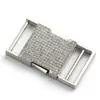 Fivela Decorativa de Metal com Diamantes Personalizada Fivela para Bolsa Feminina Bolsa de Ombro Feminina Fivela de Mãe de Aluguel Cravejada com Diamantes Fivela de Cordão Multifuncional