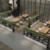 Novo Rack Divisória de Tela para Escritório Armário Divisório Simples Moderno Grade de Restaurante Suporte para Plantas Verdes Flores Parede Divisória