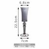 Copa de champán de pie alto estilo francés de estilo nicho, copa de vino tinto anaglifo de alto valor nominal, copa de agua vintage para mujeres.