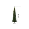 Atacado transfronteiriço de grandes árvores de lápis iluminadas, decorações densas simuladas artificiais dobráveis, árvores de Natal de PVC