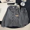 Nuevo Estilo Primavera y Otoño para Niñas, Manga Larga, Pantalón Largo, Dibujos Animados, Ropa de Casa Cómoda con Cuello de Muñeca y Diseño de Algodón Nube, Adecuado para Niños Mayores y Conjuntos a Juego Padre-Hijo