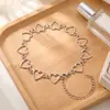 Cadena de cintura con accesorio de moda creativa transfronterizo europeo y americano, lujo ligero, simple, para mujer, con forma de corazón Amazon