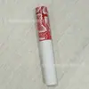 Tubo de gloss para lábios de 1ml, tubo vazio para tintura de sobrancelha, tubo redondo reto, tamanho curto, frasco aplicador, material de embalagem cosmética, fábrica de Ningbo