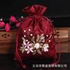 Novo estilo chinês handmade diy fita bordada sachê saco vazio estilo chinês saqueta bolsa de lavanda atacado
